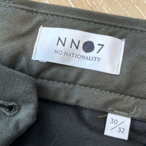 NN.07 Theo Classic Tailored Slim Fit Chino Dark Army/Olive 30x32 - Picture 12 of 14